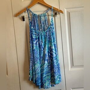 Lilly Pulitzer Lacy Tank in Hey Hey Soleil XL